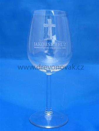 Sklenice na víno s logem č. 20019