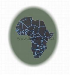 Krytí zbraní plechové Afrika velikost 10 cm
